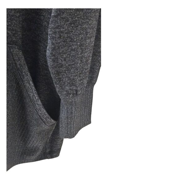  JOAN VASS NEW YORK Plus Size Black Ribbed Cardigan With Deep Pockets 1X - Picture 8 of 12